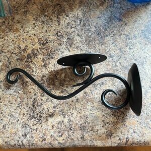 PartyLite Black Scrollwork Wall Hooks